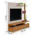 Painel para TV 60 Polegadas Ripado Mérida Nature Off-White