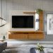 Painel para TV 60 Polegadas Ripado Mérida Nature Off-White
