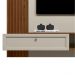 Painel para TV Dortmund Ripado Freijo Off White