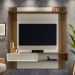 Painel para TV com Porta Kiara Freijó Off White