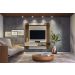 Painel para TV com Porta Kiara Freijó Off White