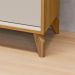 Rack Bancada Dubai 1.6 Para TV até 70" Polegadas Tauari/Off White Fosco