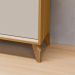 Rack Bancada Dubai 1.8 Para TV até 75" Polegadas Tauari/Off White Fosco