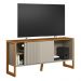 Rack Porta Frisada para TV 55' Guimarães Nature Off-White