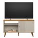 Rack Porta Frisada para TV 55' Guimarães Nature Off-White