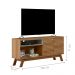 Rack Retro para TV ate 65 Polegadas Colonia Amendoa Titanio