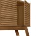 Rack Retro para TV ate 65 Polegadas Colonia Amendoa Titanio