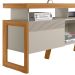 Rack TV até 70' Pé com Moldura Leicester Nature Off-White
