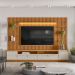 Rack e Painel para TV com 2 Modulos Laterais Hunt Nature Off-White