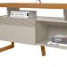 Rack para TV 70' com Moldura no Pé Bristol Nature Off-White