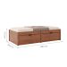 Cama Solteiro 2 GV Beauty Amêndoa