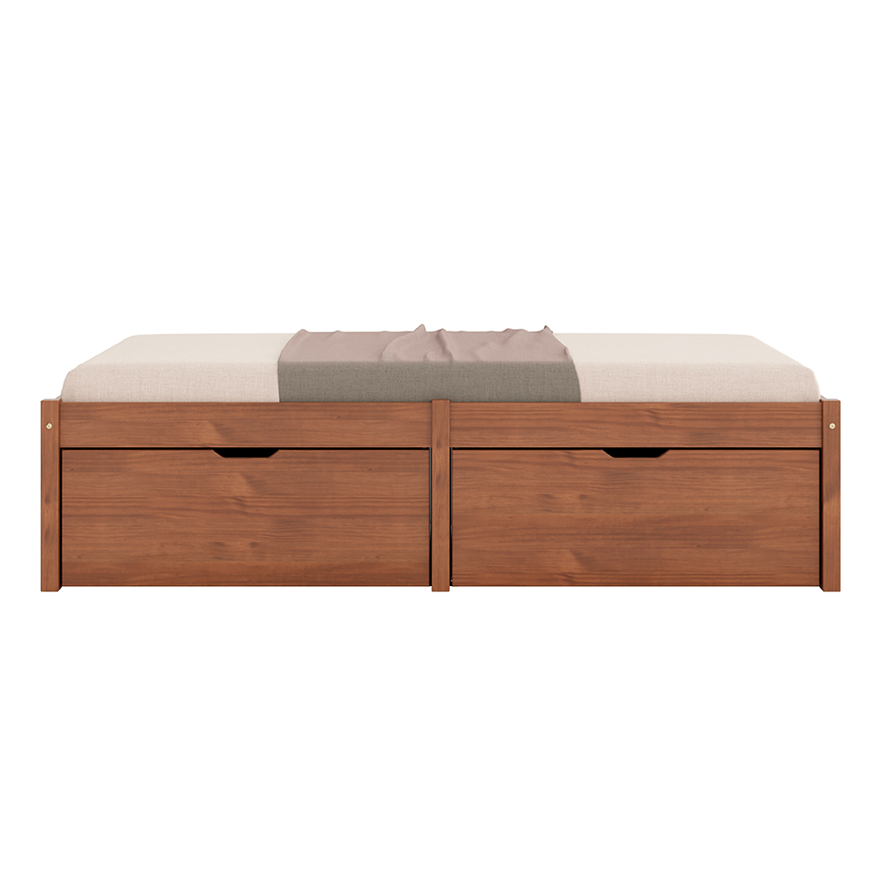 Cama Solteiro 2 GV Beauty Amêndoa