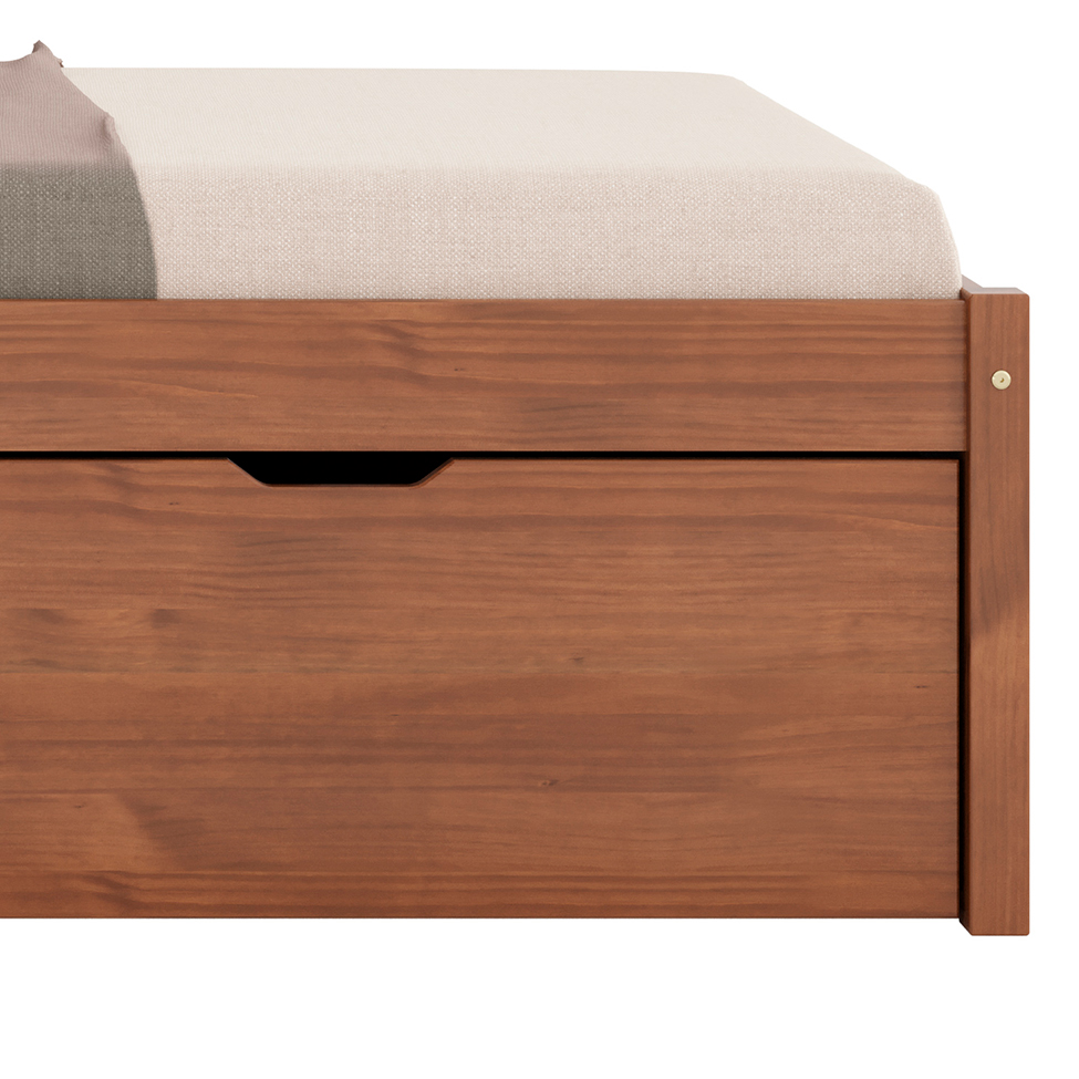 Cama Solteiro 2 GV Beauty Amêndoa