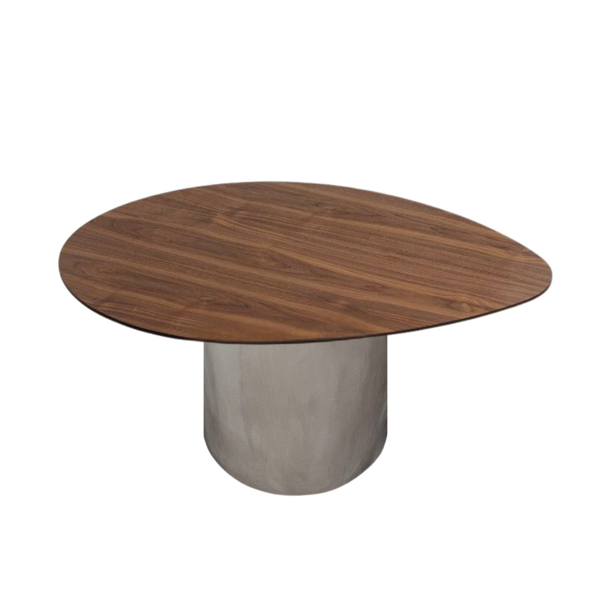 Conjunto de duas Mesas de Centro Orgânica 130 cm Mármore e  Mdf
