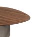 Conjunto de duas Mesas de Centro Orgânica 130 cm Mármore e  Mdf