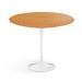 Mesa Apoio Tulipa Saarinen Redonda 65 cm - Freijó