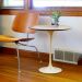 Mesa Apoio Tulipa Saarinen Redonda 65 cm - Freijó