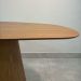 Mesa De Jantar Cone Oval Orgânica 137x90 Cm Freijó