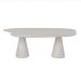 Mesa de Jantar 137x90 Cone Orgânica Nuvem cor Cinza
