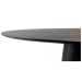 Mesa de Jantar Cone Redonda 120 cm Base Madeira Ébano Tampo Ébano