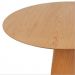 Mesa de Jantar Cone Redonda 150 cm Base Madeira Freijó Tampo Freijó