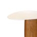 Mesa de Jantar Cone orgânica Redonda 100x103 cm Base Freijó com Tampo Laqueado