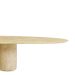 Mesa de Jantar Oásis Orgânica Cilíndrica Carvalho 180x100 cm
