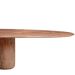 Mesa de Jantar Oásis Orgânica Cilíndrica Pau Ferro 160x90 cm