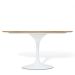 Mesa de Jantar Tulipa Saarinen Oval 137x90 cm Tampo Freijó