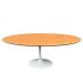 Mesa de Jantar Tulipa Saarinen Oval 244x137 cm Tampo Freijó