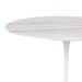 Mesa de Jantar Tulipa Saarinen Redonda 120 cm Mármore Branco Extra
