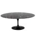 Mesa de Jantar Tulipa Saarinen Redonda 160x90 cm Mármore Nero