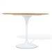 Mesa de Jantar Tulipa Saarinen Redonda 90 cm Tampo Jade