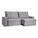 Sofá 3 Lugares Retrátil e Reclinável Flexforma Premier Cinza Urbano 200 cm