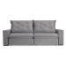 Sofá 3 Lugares Retrátil e Reclinável Flexforma Premier Cinza Urbano 200 cm