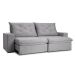 Sofá 3 Lugares Retrátil e Reclinável Flexforma Premier Cinza Urbano 200 cm