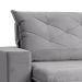 Sofá 3 Lugares Retrátil e Reclinável Flexforma Premier Cinza Urbano 200 cm