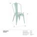 [Encerrado] Kit 32 cadeiras Iron Tolix design industrial Verde escuro