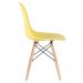 [Encerrado] Mesa redonda Eames 100 cm branco + 3 cadeiras Eiffel DSW Amarelo claro