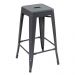 Banqueta alta Iron Tolix 76 cm Cinza escuro