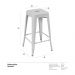 Banqueta alta Iron Tolix 76 cm Cinza escuro