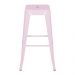 Banqueta alta Iron Tolix 76 cm Rosa claro
