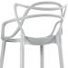 Banqueta alta Masters Allegra 76 cm Cinza claro