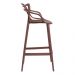 Banqueta alta Masters Allegra 76 cm Marrom
