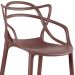 Banqueta alta Masters Allegra 76 cm Marrom