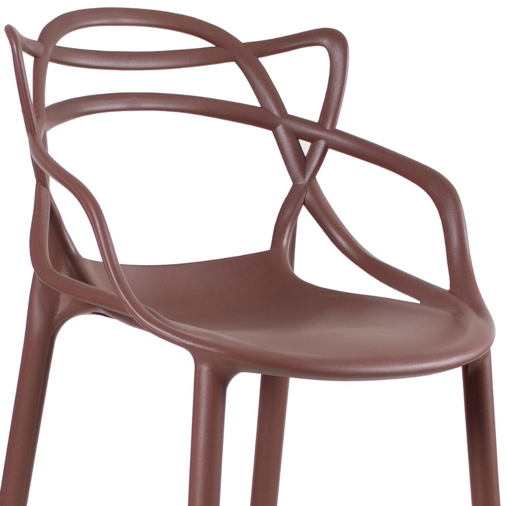 Banqueta alta Masters Allegra 76 cm Marrom