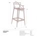 Banqueta alta Masters Allegra 76 cm Marrom