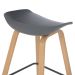Banqueta alta bancada cozinha Cassia BD 76 cm Cinza Escuro