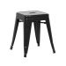 Banqueta baixa Iron Tolix 45 cm Preto