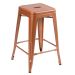 Banqueta média Iron Tolix 61 cm Cobre rose Cobre rose